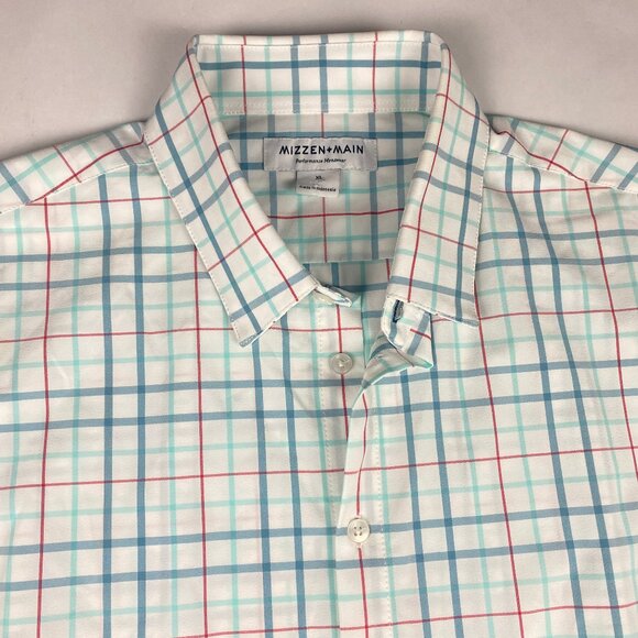 Mizzen+Main Shirt Mens XL Trim Leeward Button Down Stretch Collared - Picture 3 of 11